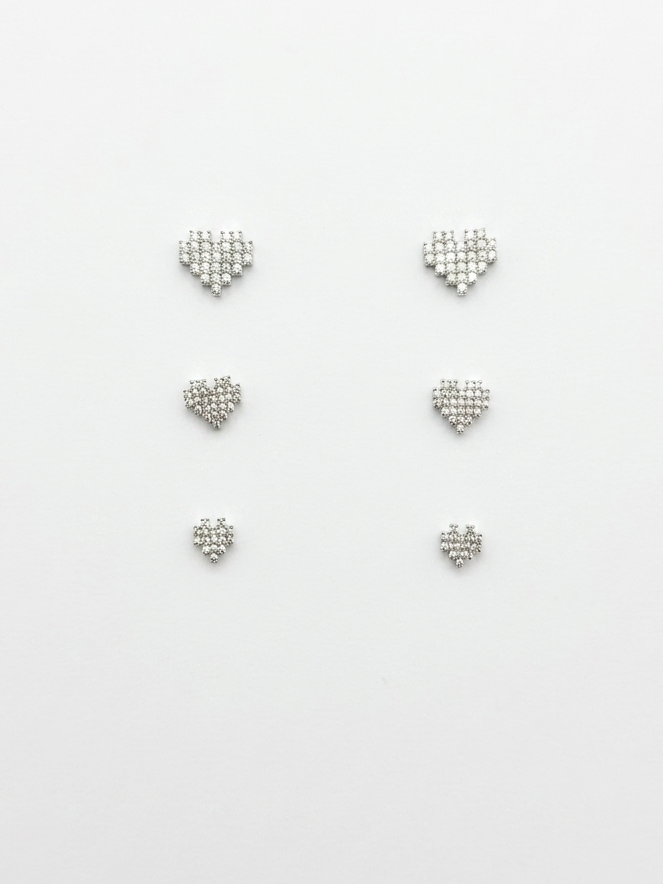 Set Orecchini Cuori