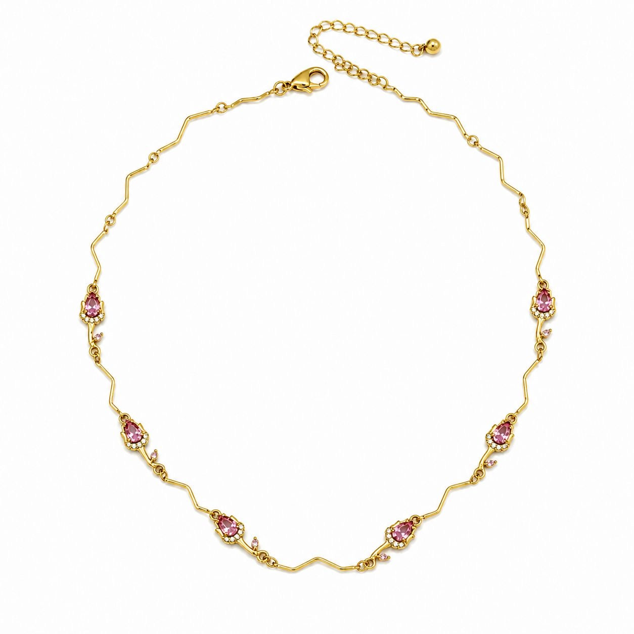 Collana Girocollo Tulipani