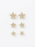 Set Orecchini Fiori Punta