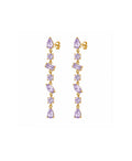 Orecchini Cascata Strass