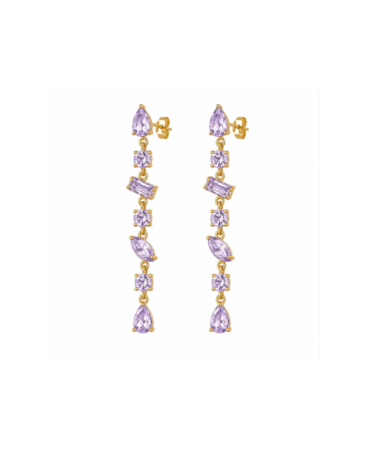Orecchini Cascata Strass