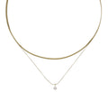 Collana Doppia Snake Goccia