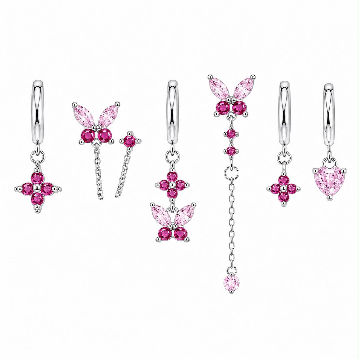 Set Orecchini Farfalla
