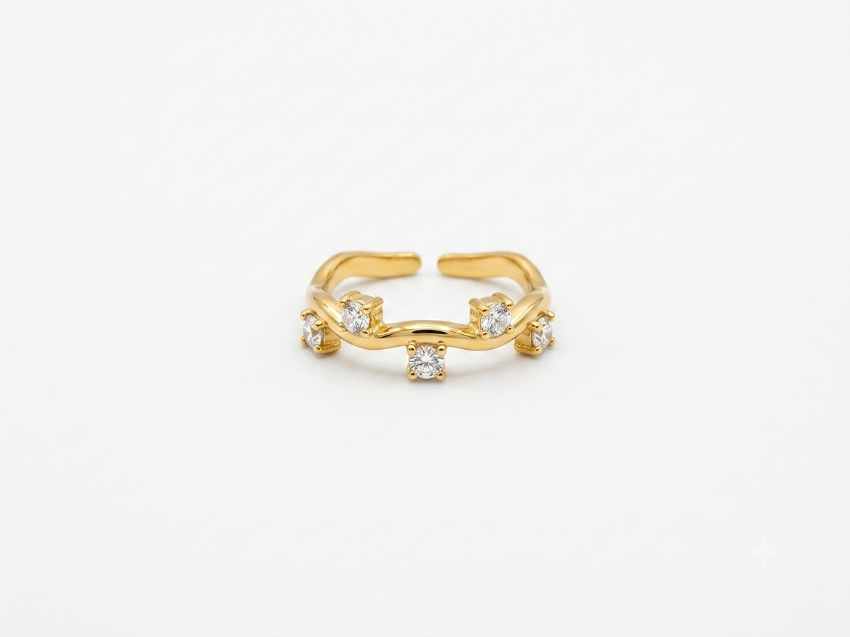 Anello Onda Punti Luce