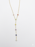 Collana Cascata Cuori Pastel