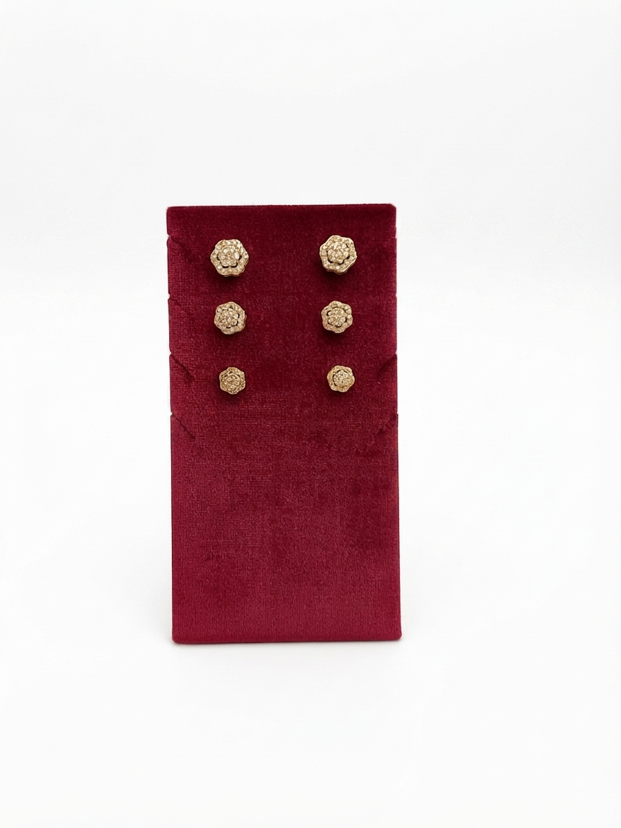 Set Orecchini Diamond Flower