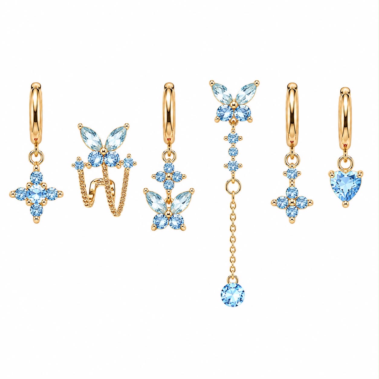 Set Orecchini Farfalla