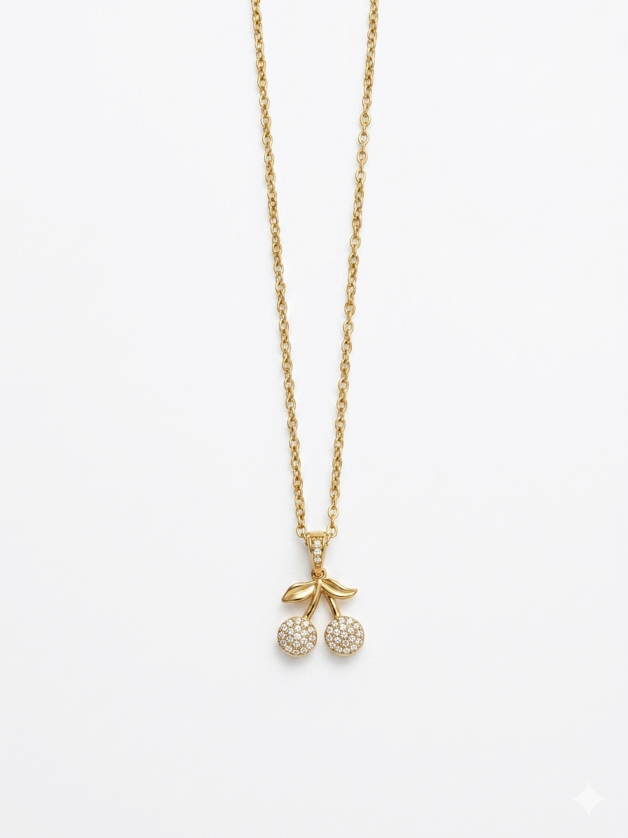 Collana Cherry Pavié