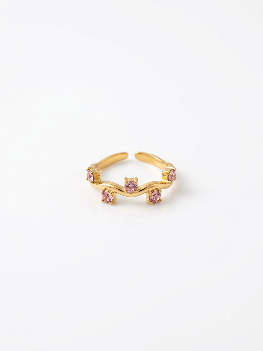 Anello Onda Punti Luce