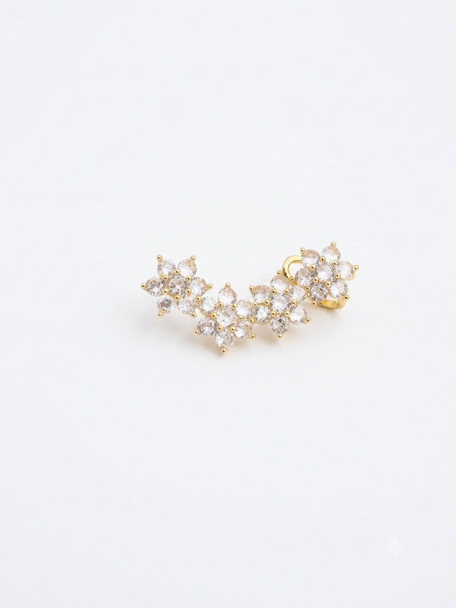 Orecchino Cuff Fiori