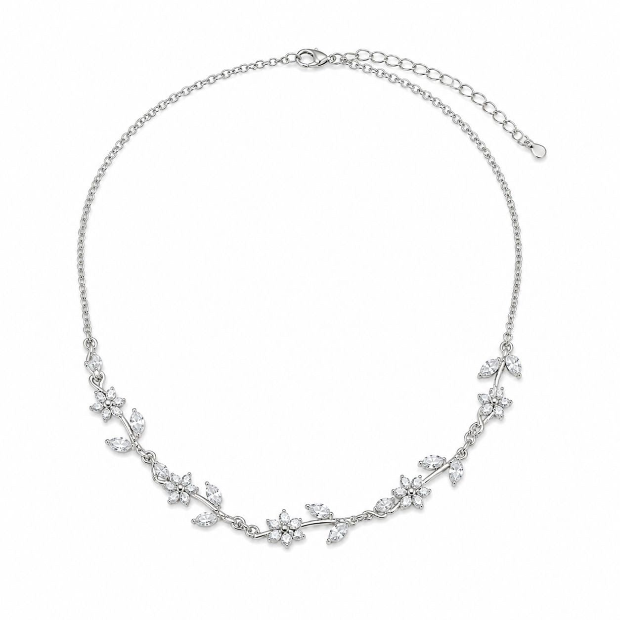 Collana Girocollo Fiori