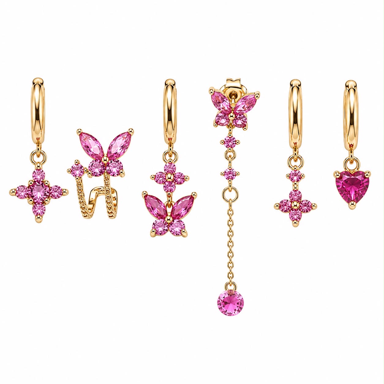 Set Orecchini Farfalla