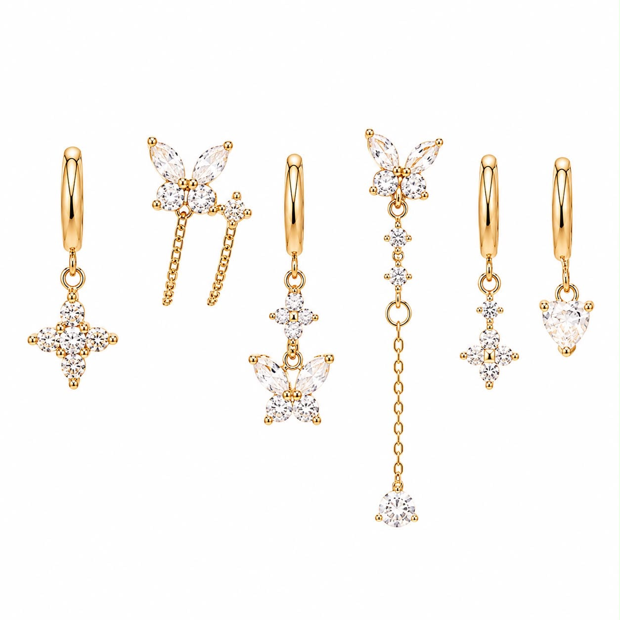 Set Orecchini Farfalla