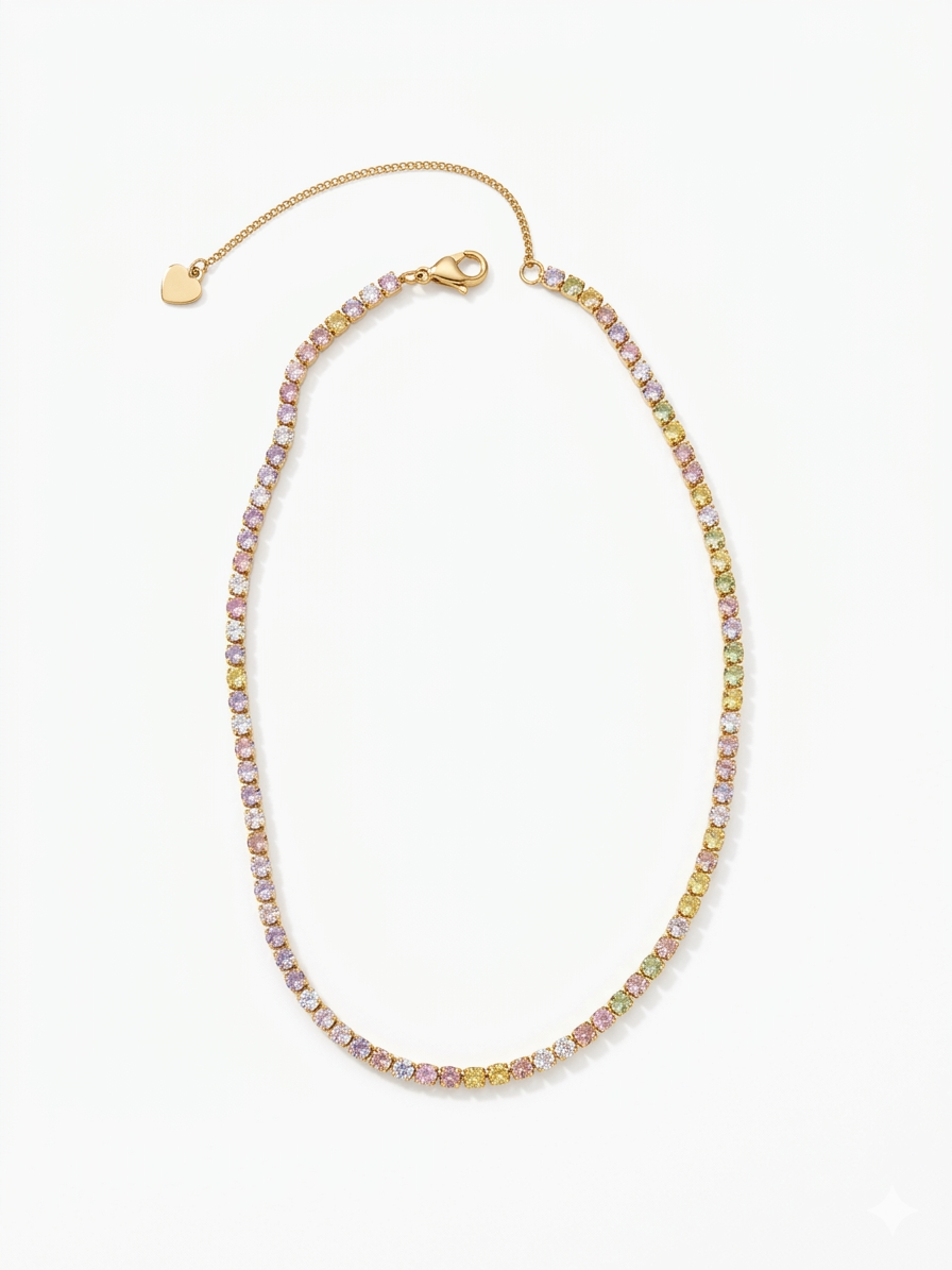 Choker Tennis Pastel