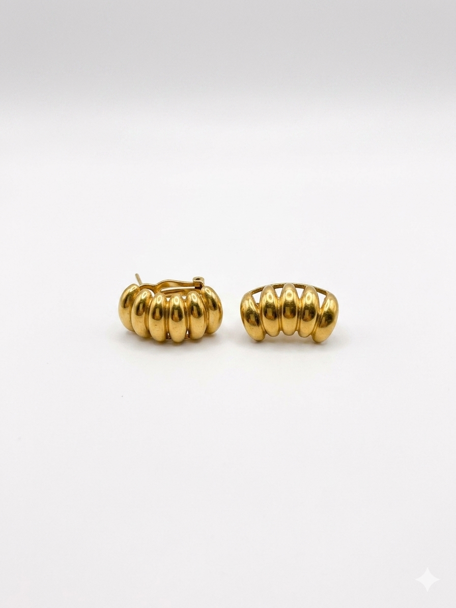 Orecchini Rigati Cuff