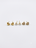 Set Orecchini Cuori