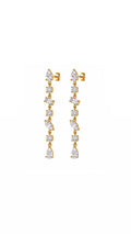 Orecchini Cascata Strass