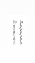 Orecchini Cascata Strass