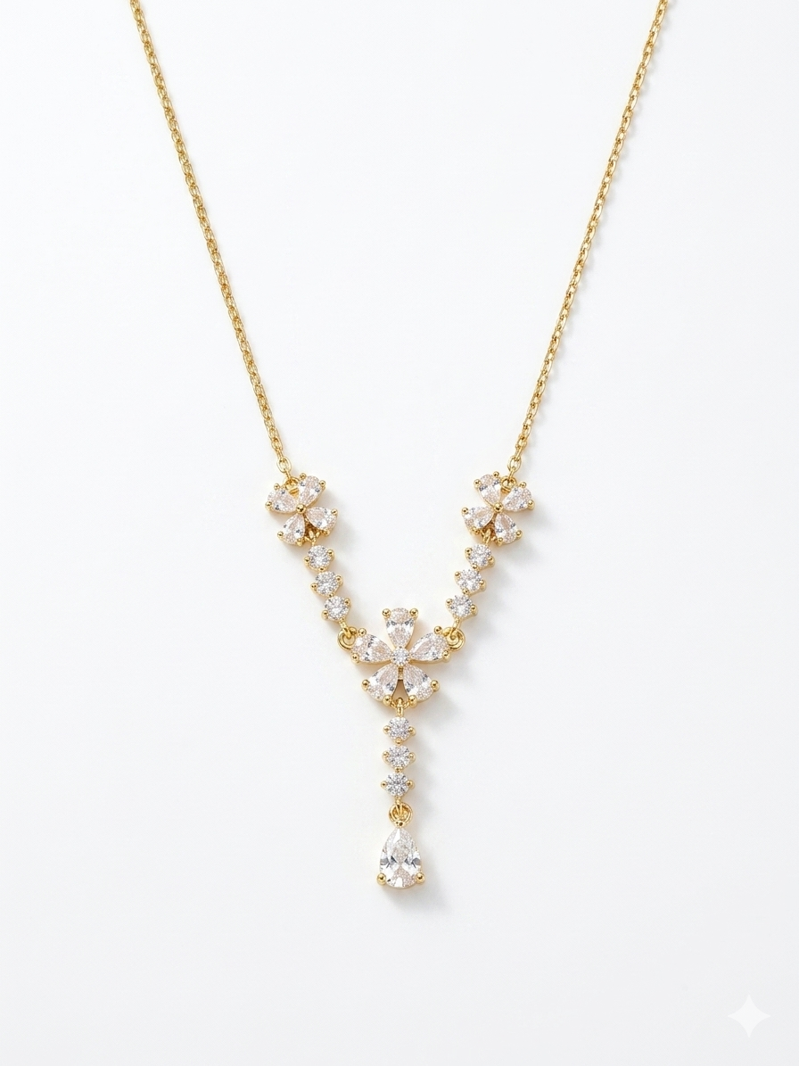 Collana Cascata Fiori