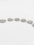 Set Orecchini Hoops Baguette