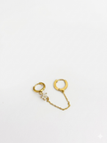 Orecchini Hoops Catena