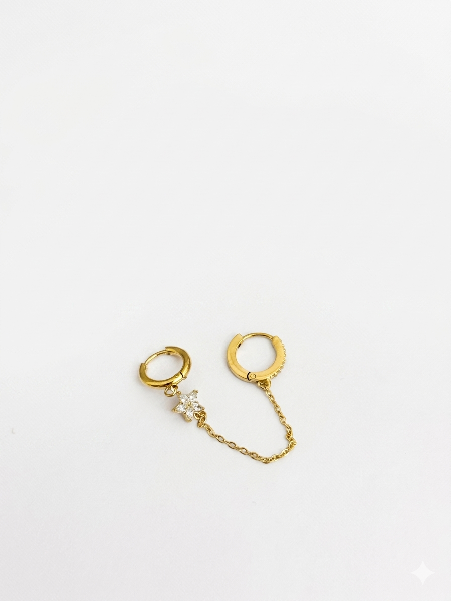 Orecchini Hoops Catena