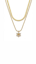 Collana Doppia Snake Fiore